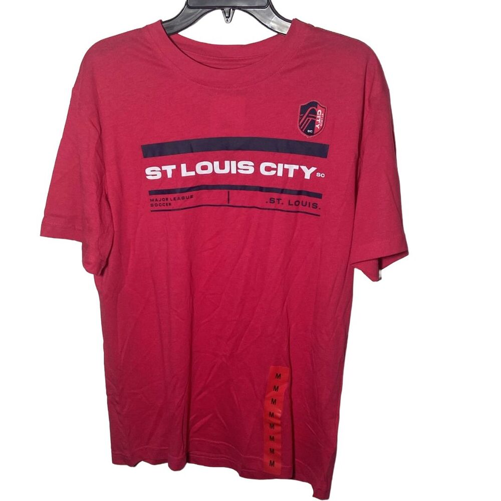 St. Louis City SC Men’s Short Sleeve Tee Medium Official Licensed Crewneck